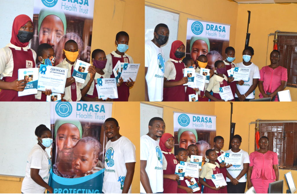 Winners of DRASA's Inter-School Spelling Bee for World Antimicrobial Awareness Week 2022